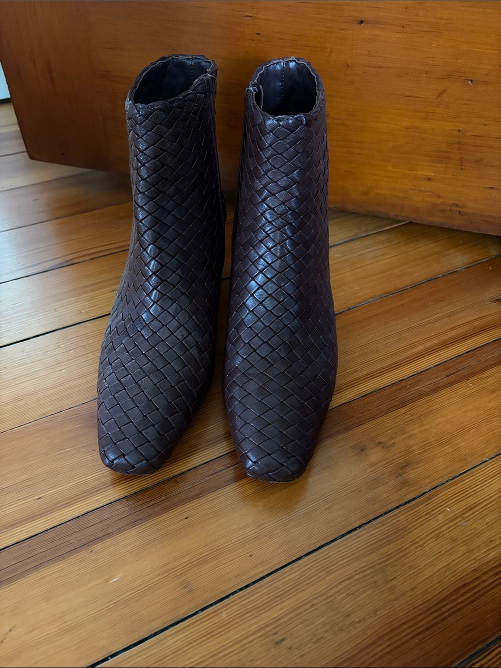 Loeffler Randall Marcella Woven Ankle Boots